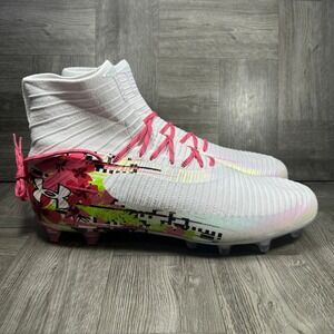 Under Armour Highlight Pro LE Mens 15 White Pink 6005974-100 NEW